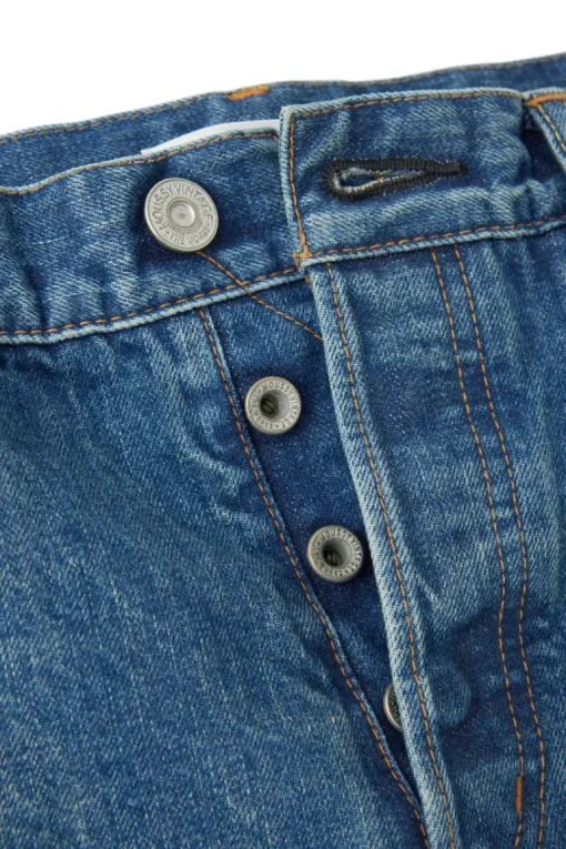 Moussy Denim Hopewell Selvedge Jeans in Dark Blue