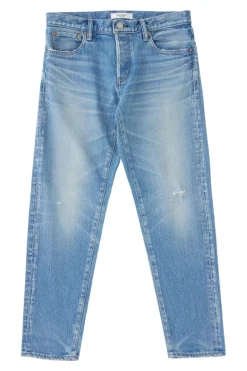 Moussy Denim Kendall Tapered Jeans in Light Blue