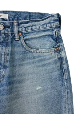 Moussy Denim Kossuth Boys Pants in Light Blue