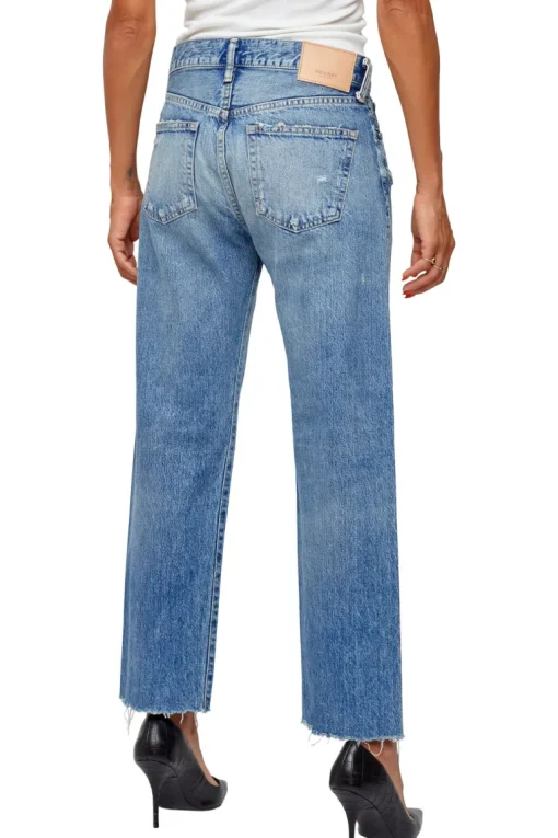 Moussy Denim Kossuth Boys Pants in Light Blue