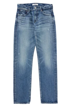 Moussy Denim Mallard Slim Straight in Dark Blue