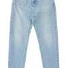 Moussy Denim Montura Tapered Jeans in Light Blue