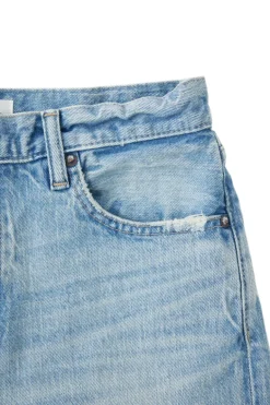 Moussy Denim Montura Tapered Jeans in Light Blue