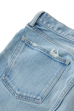 Moussy Denim Montura Tapered Jeans in Light Blue