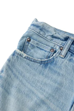 Moussy Denim Montura Tapered Jeans in Light Blue