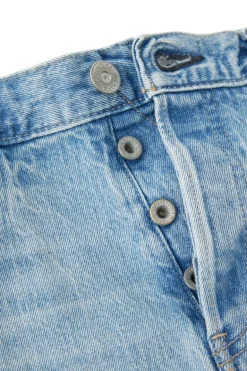 Moussy Denim Montura Tapered Jeans in Light Blue