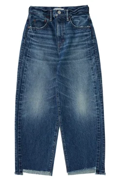 Moussy Denim Ocean Round Jeans in Blue