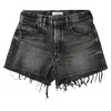 Moussy Denim Perrysburg Shorts in Light Black