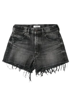 Moussy Denim Perrysburg Shorts in Light Black