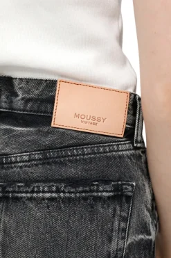 Moussy Denim Perrysburg Shorts in Light Black