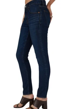 Moussy Denim Shandon Skinny Jeans in Dark Blue