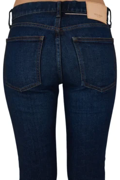 Moussy Denim Shandon Skinny Jeans in Dark Blue