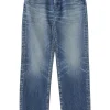 Moussy Denim Sumterville Straight Jeans in Blue