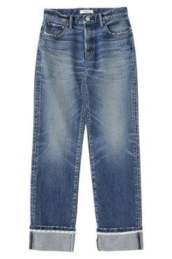 Moussy Denim Sumterville Straight Jeans in Blue