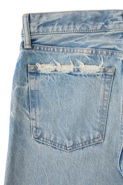 Moussy Denim Wildwood Straight Leg in Light Blue