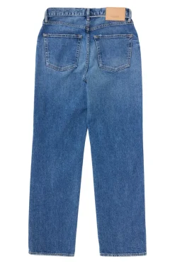 Moussy Denim Willowen Straight Leg Jeans in Blue