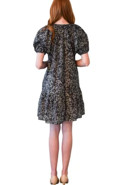 Never A Wallflower Gathered V Neck Short Dress in Small Floral
