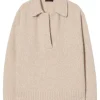 Nili Lotan Callen Sweater in Beige Melange