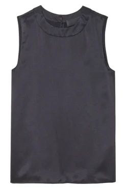 Nili Lotan Davy Silk Top in Black