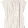 Nili Lotan Normandy Blouse in Ivory
