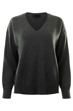 Nili Lotan Toni Sweater in Charcoal