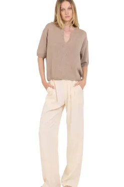 One Grey Day Malene Pullover in Stone