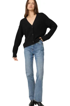 One Grey Day Orson Cardigan in Black