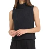 One Grey Day Polly Cashmere Vest in Charcoal