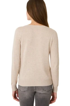 Repeat Cashmere Basic Cotton Fine Knit V-neck Pullover