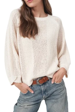 Repeat Cashmere Crewneck Sweater in Cream