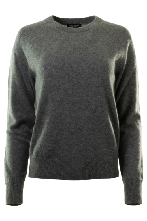 Repeat Cashmere Raglan Crewneck Sweater