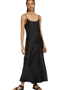 Saint Art Haley Slip Dress in Black