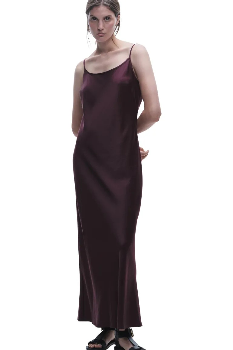 Saint Art Haley Slip Dress in Grape