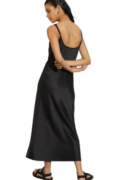 Saint Art Haley Slip Dress in Black