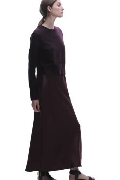 Saint Art Haley Slip Dress in Grape