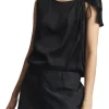 Saint Art Lola Tie Blouse in Black