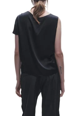Saint Art Lola Tie Blouse in Black