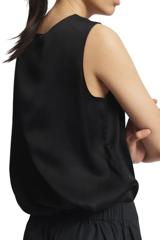 Saint Art Lola Tie Blouse in Black