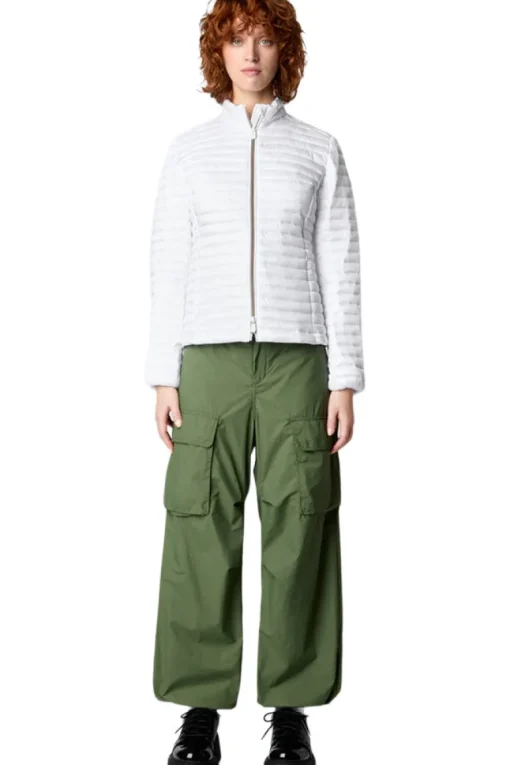 Save The Duck Andreina Puffer Jacket in White