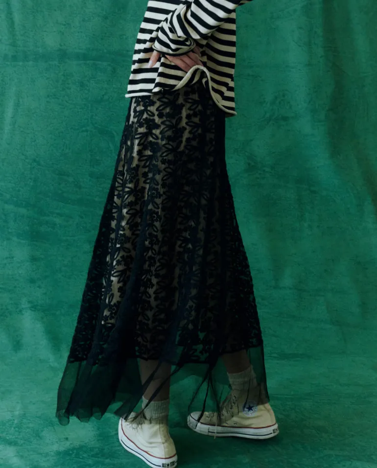 The Great Era Skirt in Black