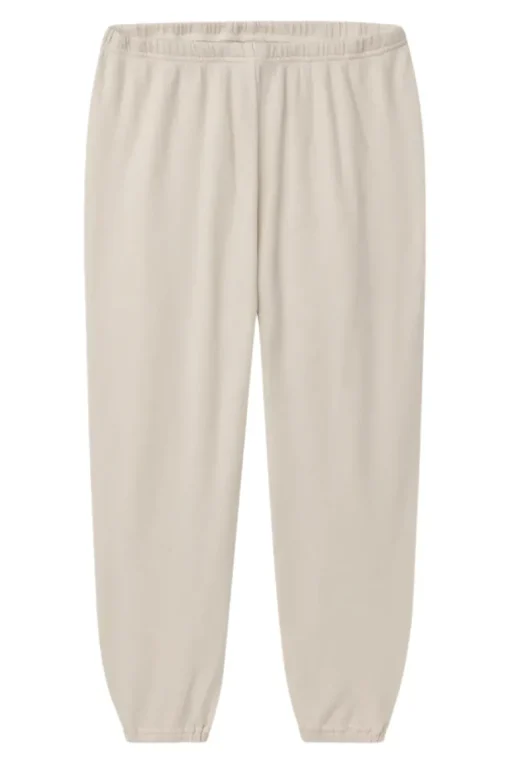 The Great Fleece Stadium Sweatpants in Washed White