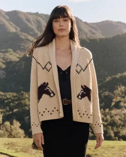 The Great Horse Lodge Cardigan in Cream