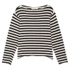The Great Sailor Sweater in Black Stripe