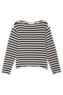 The Great Sailor Sweater in Black Stripe