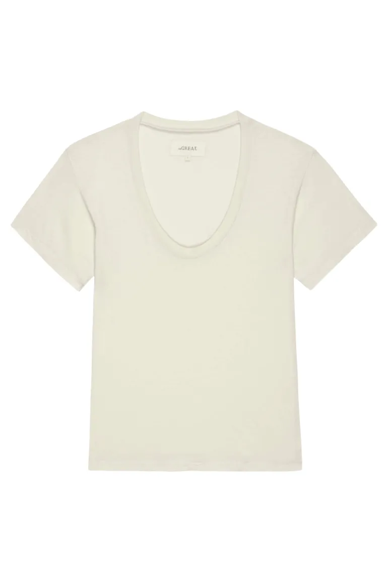 The Great Slim U neck Tee