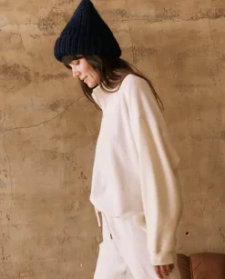 The Great Slouch Trail Sweatshirt in Washed White