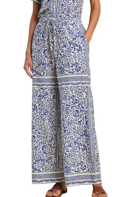 Trovata Birds of Paradis Vera Pants in Hydra Border