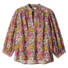 Trovata Birds of Paradis Bailey Blouse in Dawn Fleurettes