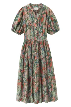Trovata Birds of Paradis Hildie Dress in Tranquil Mist