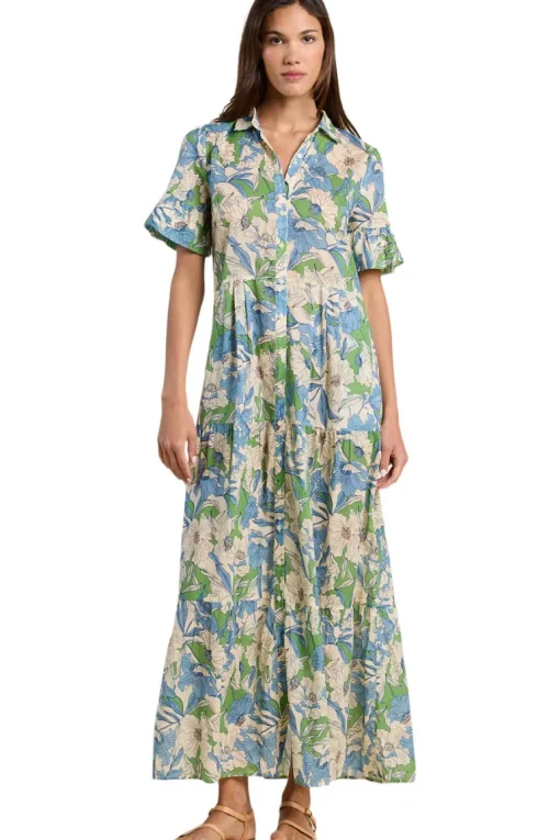 Trovata Birds of Paradis Martine Dress in Oasis Floral